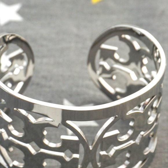 Tory Burch Silver Cuff Bracelet - Picture 7 of 7